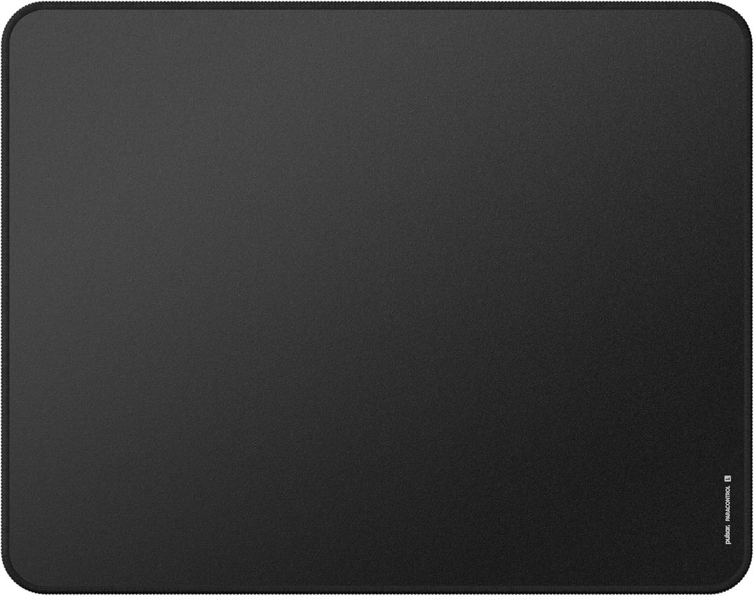 Pulsar - Paracontrol L Esports Level Premium Gaming Mouse Pad v2 - Medium to High Speed Pad Stitched Edge Durable Hybrid Top Surface 13 x 16.5 (L, Black)
