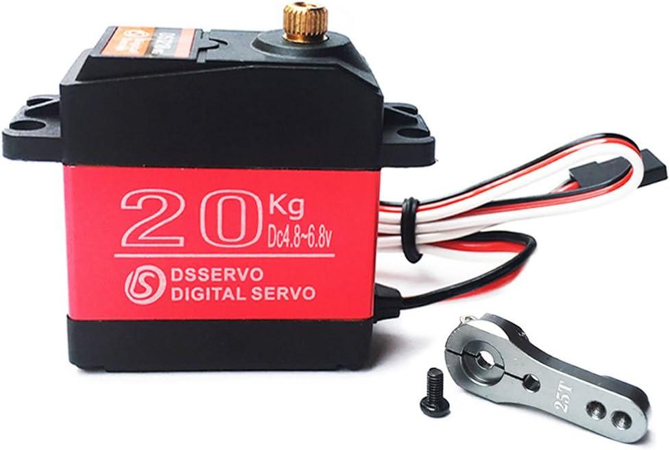 ANNIMOS 20KG Digital Servo High Torque Full Metal Gear Waterproof for RC Model DIY, DS3218MG,Control Angle 270