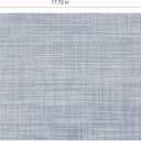 Placemats Set of 6 Washable Indoor/Outdoor Vinyl Place Mats for Dining Table Durable Non-Slip Heat Resistant PVC Weave Table Mats Gray