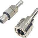 Outboard Engine 65750-98505 98506 65720-98520 98521 985L0 985L1 18-8062 Fuel Line Connector Fitting for Suzuki 3.5HP-140HP Boat Motor, 5033222 5033221 for Evinrude Johnson OMC, Engine Side, Barb 11mm