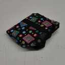 Bingo Tote Bag with Pockets for Daubers and Accessories (Black/Red/Green)