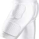 Football Girdle/Shorts for Men Youth 5-Pad Girdle Football Padded Compression Shorts Hip Thigh Protector Basketball Girdle Shorts (Small)