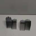 Professional Hair Clipper Combs Guides Set - 2.25'' to 3'' Size Range, Replacement GuardsCOMPATIBLE WITH WAHL Most Clippers/TrimmersMost Clippers/Trimmers,Grey(4 Pieces)