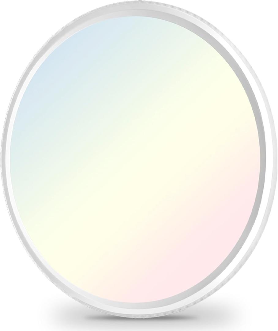 LED Ceiling Light, 2800LM Super Bright 9 Inch Led Flush Mount Ceiling Light 3000K/4500K/6000K 3CCT Dimmable for Kitchen,Bedroom,Living Room (1 Pack, White)