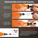 HARDELL Mini Cordless Rotary Tool, 5-Speed and USB Charging with storage case, Multi-Purpose 3.7V Power Rotary Tool for Sanding, Polishing, Drilling, Etching, Engraving, DIY Crafts