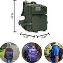 Lovelinks21 25L Military Tactical Backpack Small Assault Pack Molle Daypack for Men and Women for Work Travel Gym Outdoor Hiking Camping (Army Green)