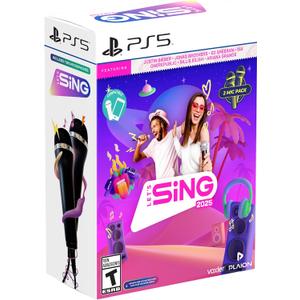Lets Sing 2025 (2 mic bundle) - PlayStation 5