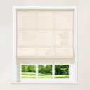 Lille Linen Roman Shades for Window,Cordless Roman Shades,Custom Washable Fabric Blinds for Window,Doors,French Doors,Kitchen Windows,1 Piece 