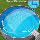 2025 Upgrade Height Pool Fountain for Above Gound and Inground Pools, Adjustable Pool Sprinkler Fountain, Whale Tail Pool Waterfall, Cooling & Relaxation Swimming Pool Accessories