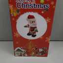 Dancing Santa Claus  Animated Singing Shaking Christmas Plush Toy, Funny Moving Santa for Kids and Families, Perfect White Elephant Gift and Festive Dcor