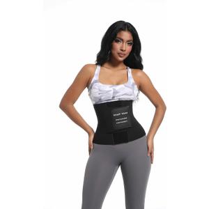 SCULPT TOUCH Women's Waist Trainer Corset, Tummy Control Shapewear Belt for Workout, Black (Medium)