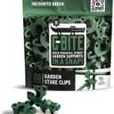 Plant Support Clips | Tomato Cage Connectors for Trellis, Garden Stakes, Wire Fence, Climbing Plants, Vine, Gardening, Indoor Plants & Hydroponics Growing (Incognito Green - 26 Pack)