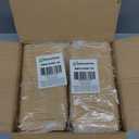 Matsuri Vision 15 oz Rectangle Kraft Paper Sushi Container - 8 3/4" x 5 1/2" x 1" - 100 count box