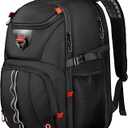 Z-MGKISS Extra Large Travel Laptop Backpack,XXXL Gaming Backpack, 18.4 inch TSA Friendly College Daypack Big Capacity Heavy Duty Business Suitcase Daypack Bag Port for Men/Women-Black