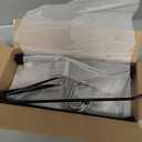 Amber Home 12 Pack Heavy Duty Add on Metal Pants Skirt Hangers, Stackable Add-on Metal Clothes Hangers with 2-Adjustable Clips, Cascading Clip Hangers Space Saving for Jeans, Slacks (4-6)