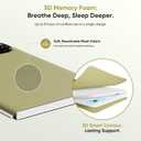 Upgraded Baby Sleep Soother Pad with 3 Vibration,Calming Vibrating Sleep Soother,90 Min Timer,Anti-Touch Interface, 5D Memory Foam Portable Vibrating Mattress Pad for Infants 0-12 Months+