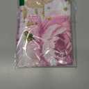 Mocsicka Happy Birthday Backdrop for Women Pink Floral Happy Birthday Party Decorations Purple Flower Glitters Birthday Banner 70.8 x 43.3 Inch