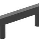 Amerock BP37170MB Everyday Modern Cabinet Pull, Matte Black (3 in (76 mm) Center-to-Center)