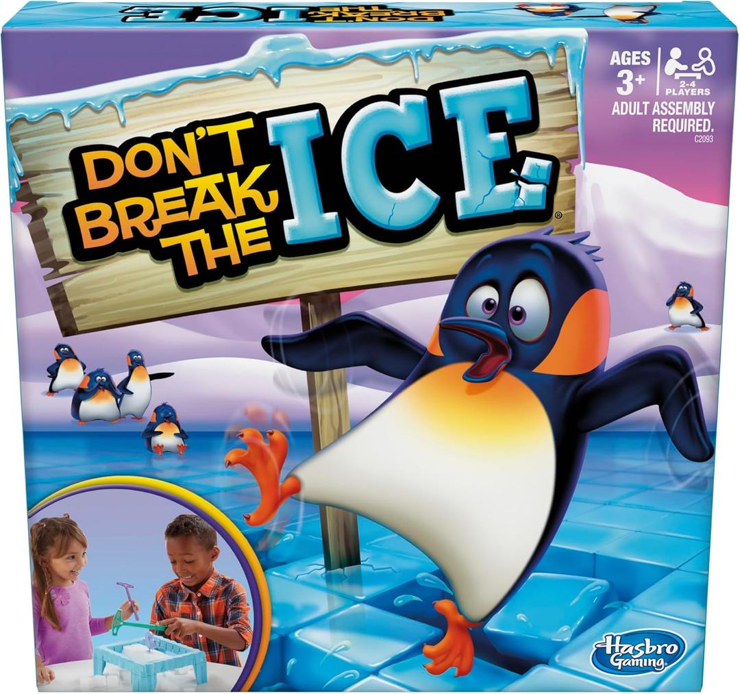 Hasbro Dont Break The Ice Game, Classic Version for Ages 3+ Years, 2-4 Players
