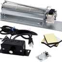 Replacement FK24 Fireplace Blower Kit for Majestic 36bdvrrn 36bdvr 36bdvt 39bdvrrn 33ldvrrn Fireplaces, FK24 Fan Assembly for Majestic Temco Vermont Castings Fireplaces, Majestic 54103 Fan, Rotom RB65