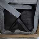 Travel Crib,Portable Crib for Baby, Pack and Play for Babies and Toddler, Lightweight Backpack Design,Foldable Travel Baby Playpen with Mattress(Dark Grey)