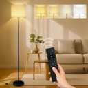 Floor Lamps for Living Room, Stepless Dimmable Floor Lamp with Remote, 2700K-6500K Colors Temperature & Brightness Adjustable,10W/1200LM Bright LED Floor Lamp, Modern Standing Lamp for Bedroom/Office (Beige)