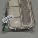 Bento Box Adult Lunch Box, Containers for Adults Men Women with 4 Compartments, Lunchable Food Container with Utensils, Sauce Jar, Muffin Liners, 40 Oz/5 Cup, Microwave & Dishwasher Safe, Brown (1200ML)