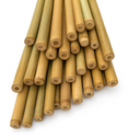 LJAAJSUV 20 Pcs - 18 inches Plant Stakes Natural Garden Bamboo Sticks for Indoor and Outdoor Plants, Plant Support Stakes for Tomatoes, Beans, Potted Plants. 2 Pack