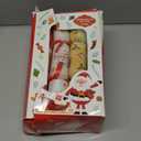 12 Pack Christmas Non-Snap Party Favor, Red & Green Snowflake Party Table Favor Includes Party Hat, Jokes & Gifts, Xmas Gifts Prizes for Christmas Holiday Dinner Traditions Supplies