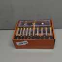 SoulBay Window Candles with Sensor Dusk to Dawn, 10pcs Christmas LED Window Candle Flickering Electric Battery Operated White Cordless Candlesticks Light with Black Base for Xmas Holiday Dcor, 0.78"D