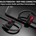SENSO Bluetooth Headphones, Best Wireless Sports Earphones w/Mic IPX7 Waterproof HD Stereo Sweatproof Earbuds for Gym Running Workout 8 Hour Battery Noise Cancelling Headsets