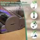 Vacuum Cleaner Dust Display LED,Compatible with Dyson & All Vacuum Cleaners,Reveal Microscopic Dust & Illuminate Invisible Pet,Cat,Dog Fur,Vacuum Accessories Upgrade Vacuum Attachments (Black)