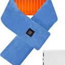 Rechargeable Cordless Neck Heating Pad; 5000mAh Power Bank Neck Warmer for Pain Relief; Fast Heating Electric Heat Wrap with 3 Temp Settings; Portable Thermal Pad for Men & Women (Sky Blue)