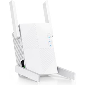 2026 WiFi Extender Signal Booster,Strongest Internet WiFi Booster for Home, 4X Faster, Covers up to 10,000 sq. ft,Wi-Fi Repeater Amplifier with Ethernet Port,Wireless WiFi Range Extender,1-Tap Setup (light white)