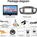 8 Core 4+64GB for Kia Sorento MK3 Radio 2015-2020 Android 15 Car Stereo 10.8" Touchscreen Wireless Carplay Android Auto DSP Bluetooth GPS Navigation FM with Free Reverse Camera