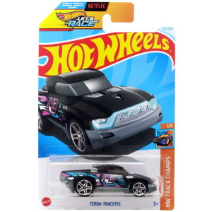 Pack Of 3 Hot Wheels Cars (Lolux, Turbine sublime, Terra- Tracktyl)
