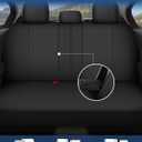 Waterproof Car Seat Covers, Car Seat Covers Full Set, Black Seat Covers for Cars, Airbag Compatible, Universal Fit Most Car, Sedan, Part Truck & SUVBlack