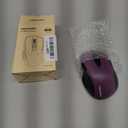 TECKNET Wireless Mouse for Laptop, Silent Mouse Quiet Click, Computer Mice Wireless, 6 Adjustable 4000 DPI Computer Mice - Purple