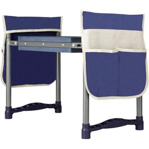 Garden Kneeler and Seat, 10.9" Wide Double-Sided Thick Knee Pad , Heavy-Duty Foldable Gardening Stool, 2 Large Tool Bags, Prevents Knee and Back Pain, Portable Garden Bench, Gifts for Women, Seniors