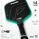 Franklin Sports PRO Pickleball Paddles C45 Carbon Fiber Series - Official USAP + UPA Approved Pro Player Design