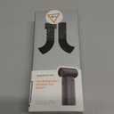 JISULIFE Portable Handheld Fan Life9, Turbo Power High Speed Air [18H Max Cooling Time], 5 Gear Wind, 5000mAh Rechargeable, Mini Pocket Design, Personal Fan for Travel Concerts Camping Makeup - Grey