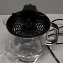 Elite Gourmet ETS623 BPA-Free 40-Watt Electric Citrus Juicer, Compact, Large Volume, Pulp Control, Oranges, Lemons, Limes, Grapefruits with Easy Pour Spout, 24oz, Black/Stainless Steel