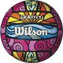 Wilson Outdoor Recreational Volleyball - Official Size (Blue/Yellow/Orange/Pink)