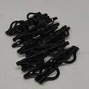 AMKUFO Closet Organizers and Storage 20 Pack Hanger Organizer Magic Hangers Space Saving Hanging Plastic for Heavy Clothes, Dorm Room Bedroom Home RV Car Camper Organization Essentials (Black)