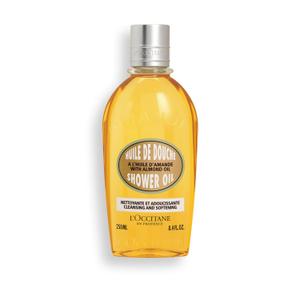 L'Occitane Cleansing & Softening Almond Shower Oil, Body Wash & Shaving Base Purifies & Smooths Without Drying Skin, Milky Lather, Nourishing Skincare (8.4 Fl Oz (Pack of 1))