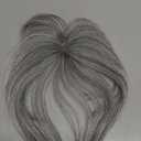 REECHO Hair Toppers for Women Real Human Hair, Hair Toppers with Bangs, Topper Hair Pieces for Women with Thinning Hair, Clip In Hair Topper Top Hair Extensions 10 Inch - Light Grey