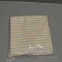 Simple&Opulence Yarn Dyed Striped Cotton Muslin Throw Blanket for Bed, Couch, Knit Woven Blanket with Tassels Soft Lightweight Cozy Pre-Washed Breathable Farmhouse Decoration for All-Season(Yellow)45x45