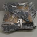 HOOBRO Industrial Printer Stand, 3-Tier Mobile Printer Table, Rolling Cart with Power Outlets and USB Ports, Home Printer Stand with 2 Hooks, for Office, Living Room, Rustic Brown BF22UPS01