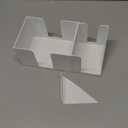 Lid organizer for Rubbermaid Brilliance series containers, Stackable Lid Holder Rack, Plastic lid storage solution to save kitchen cabinet space (300ml lid storage rack)