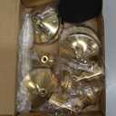 6pcs Gold Candle Holders, Candlestick Holders Taper Candle Holders for Pillar Candles Sticks Holder Decor Halloween Christmas Decorations Candle Candelabros para Centros de Mesa (Gold)